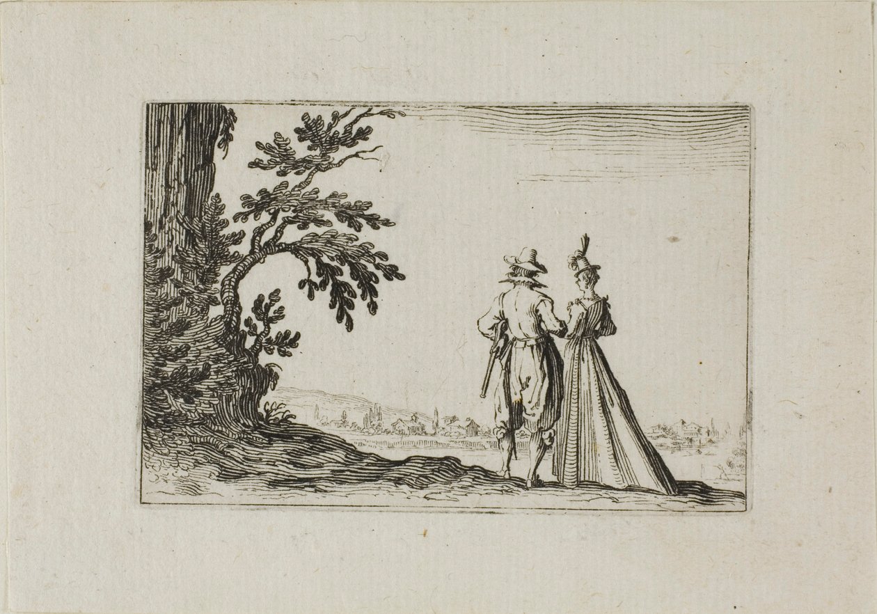 The Promenade, fra The Caprices af Jacques Callot