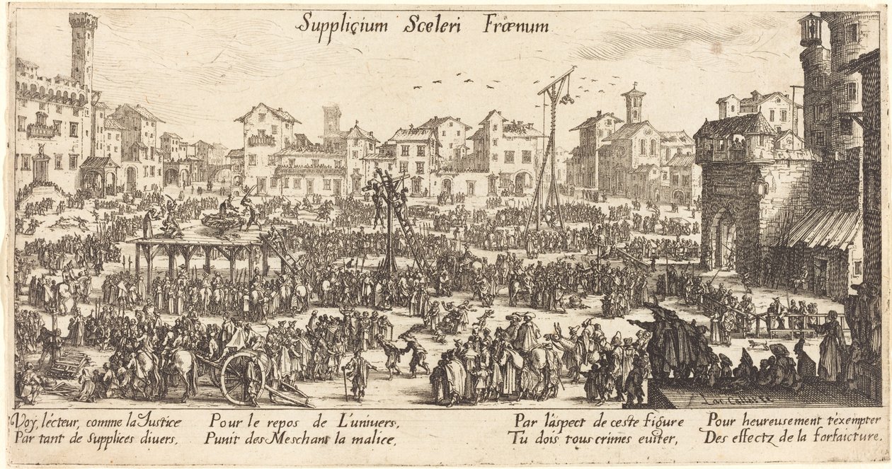 Straffene. af Jacques Callot