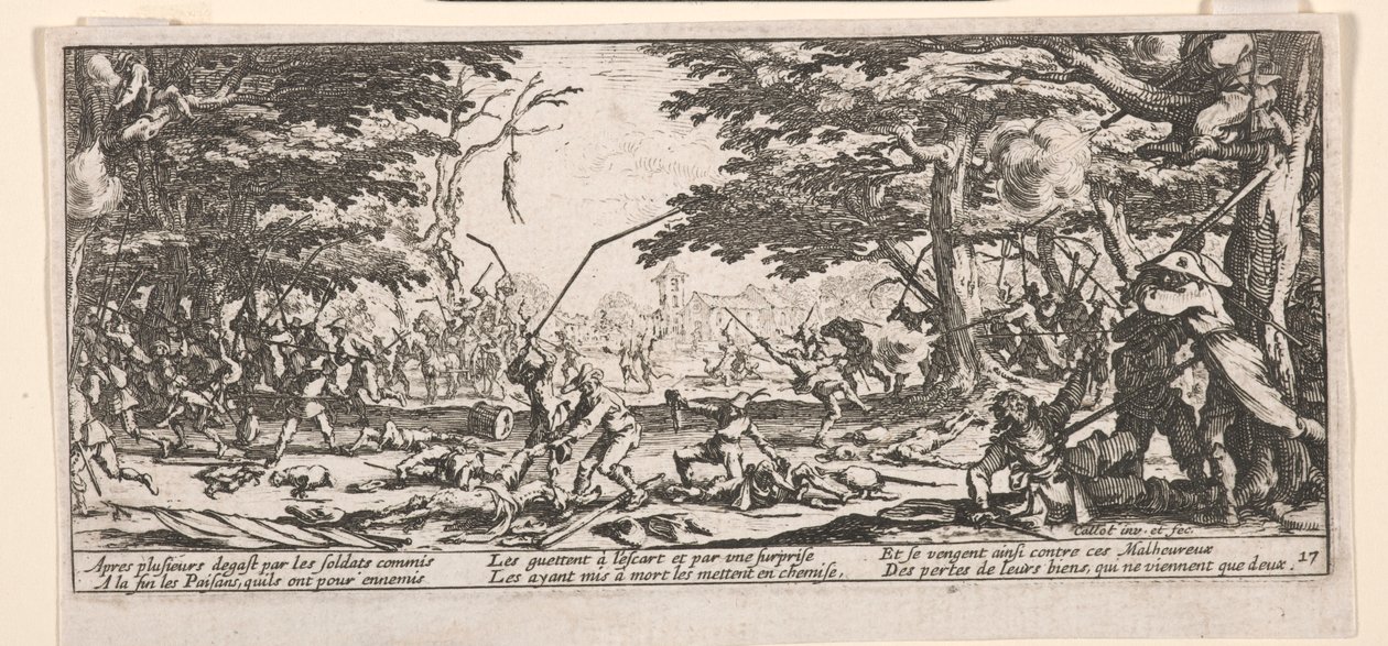 Bøndernes hævn af Jacques Callot