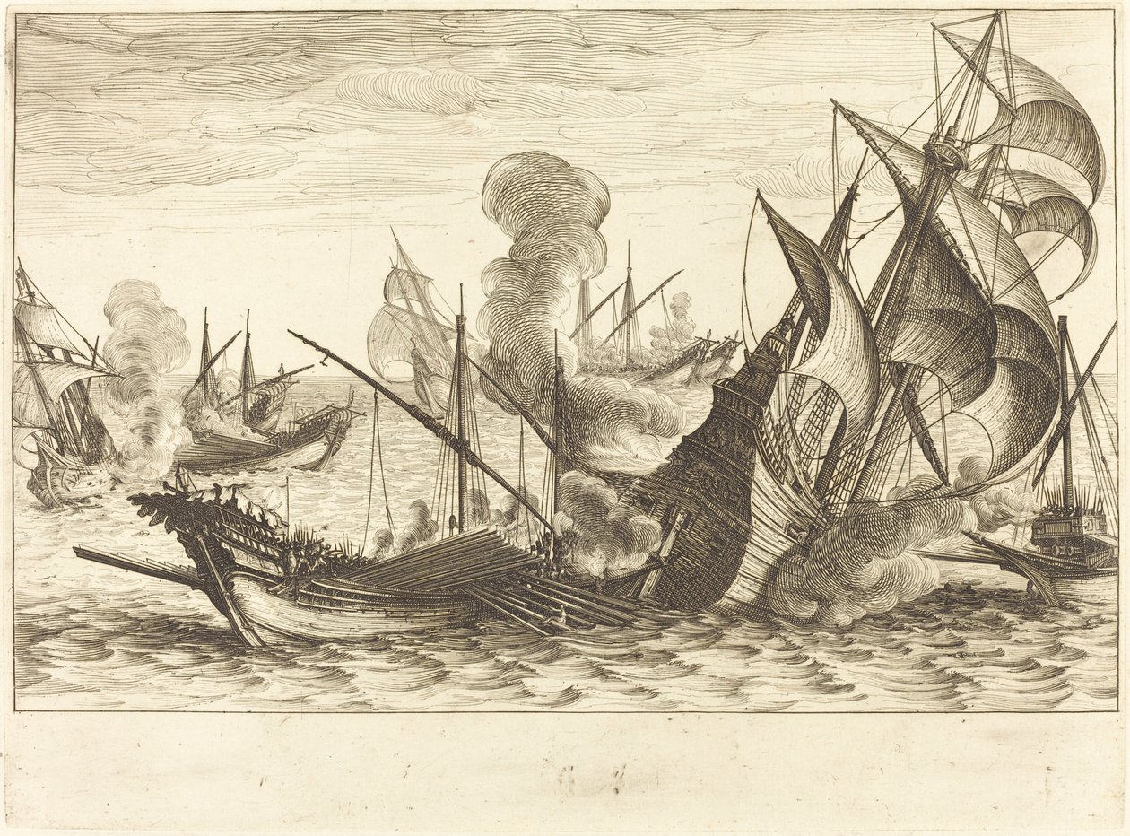 Det andet søslag af Jacques Callot