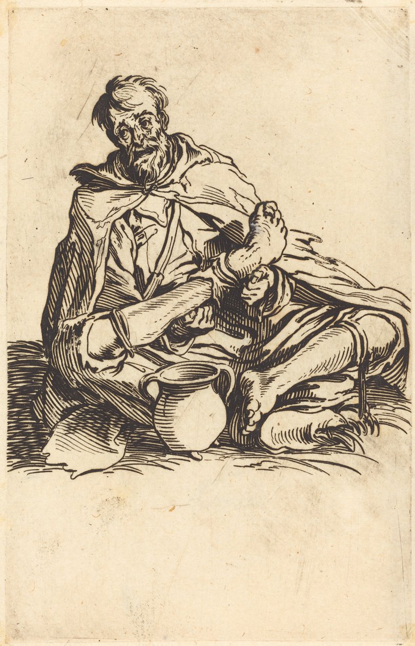 Den syge mand af Jacques Callot