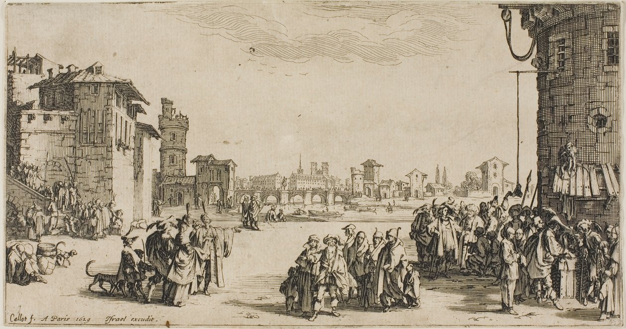 Slavemarkedet af Jacques Callot