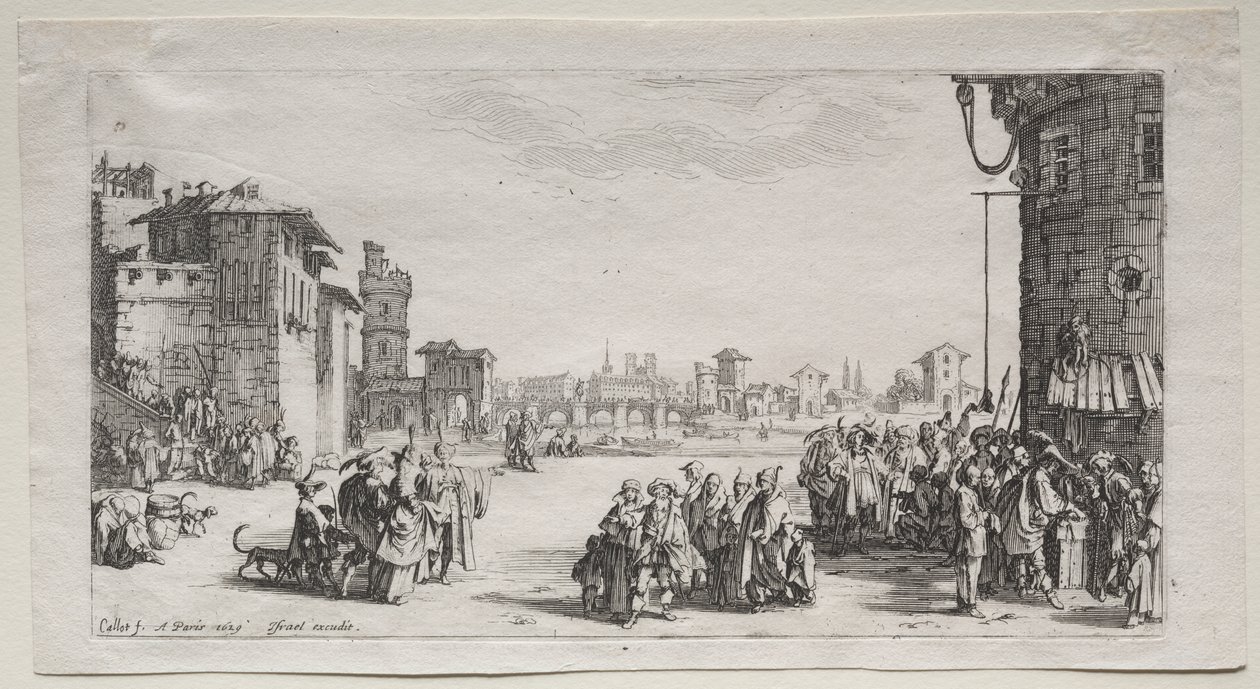 Slavemarkedet af Jacques Callot