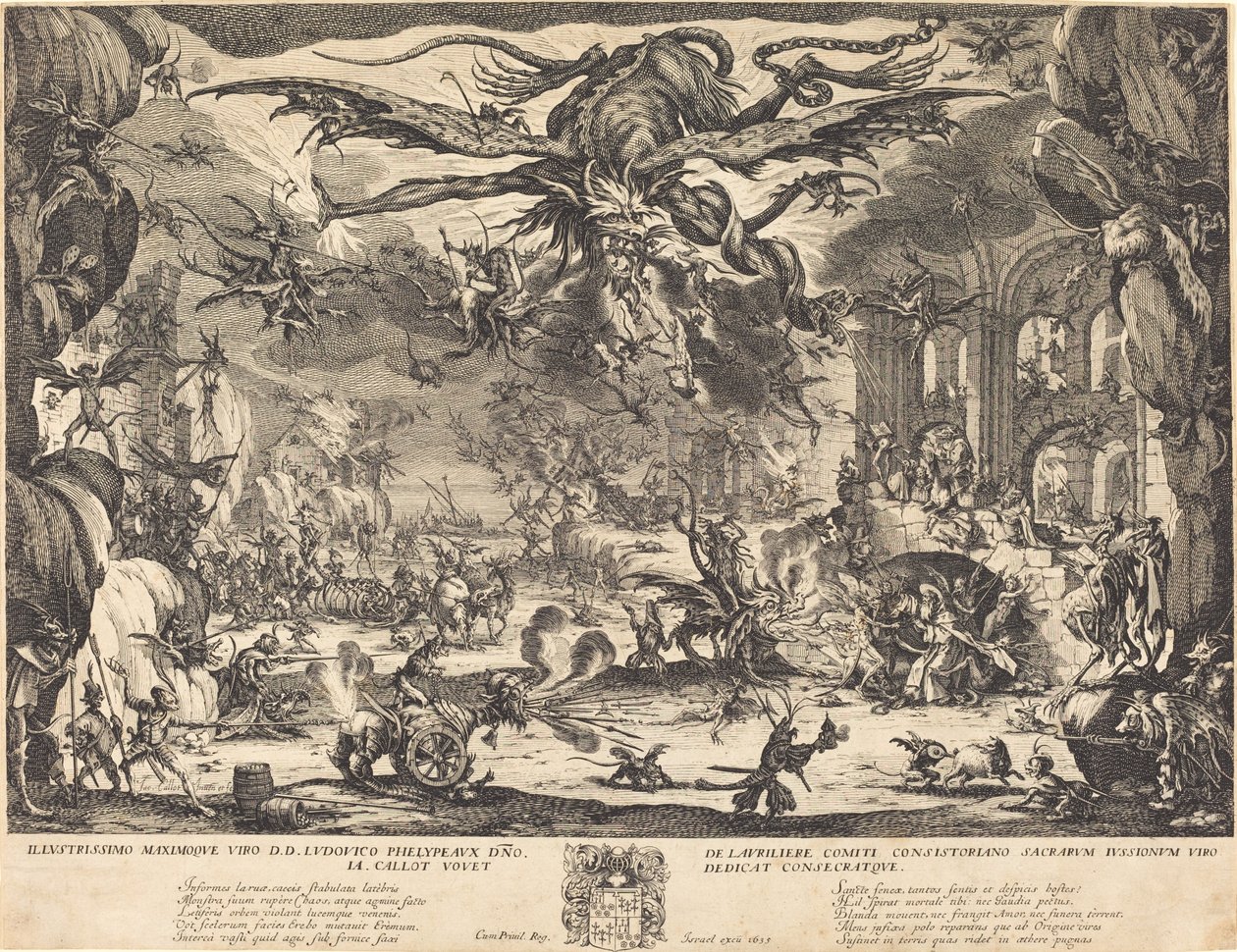 The Temptation of Saint Anthony [anden version] af Jacques Callot