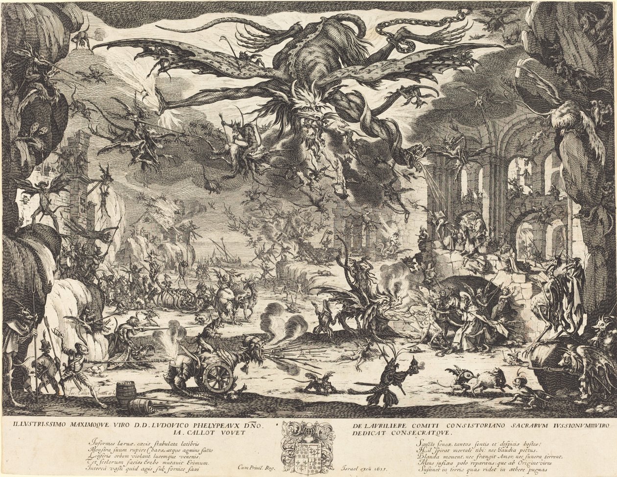 The Temptation of Saint Anthony [anden version] af Jacques Callot