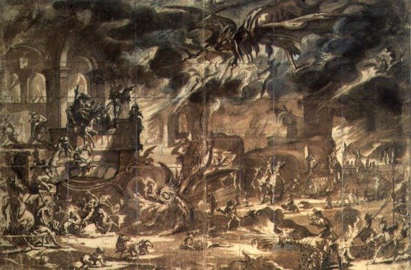 Sankt Anthonys fristelse af Jacques Callot