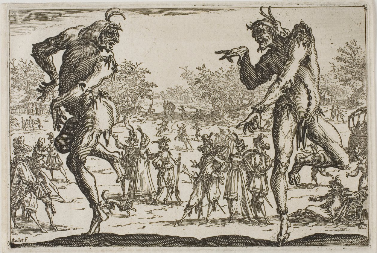 De to Pantaloons af Jacques Callot