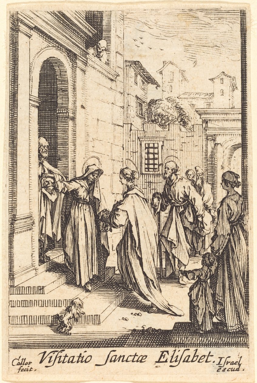 Visitationen, i eller efter 1630. af Jacques Callot