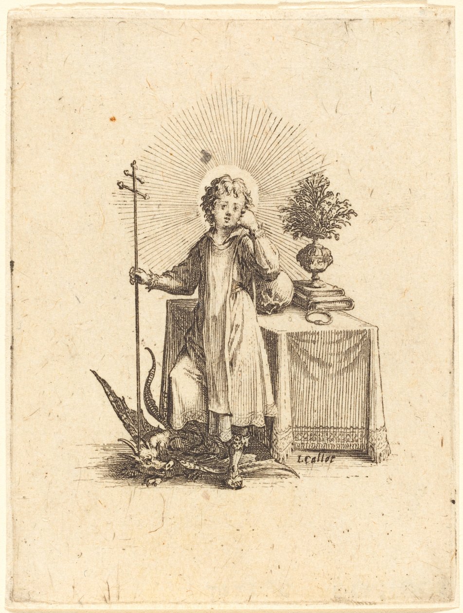 Den unge Jesus af Jacques Callot
