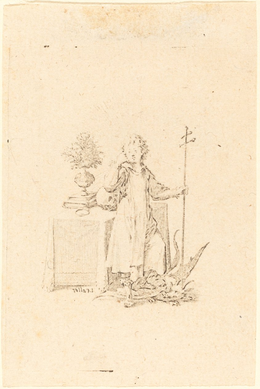 Den unge Jesus af Jacques Callot