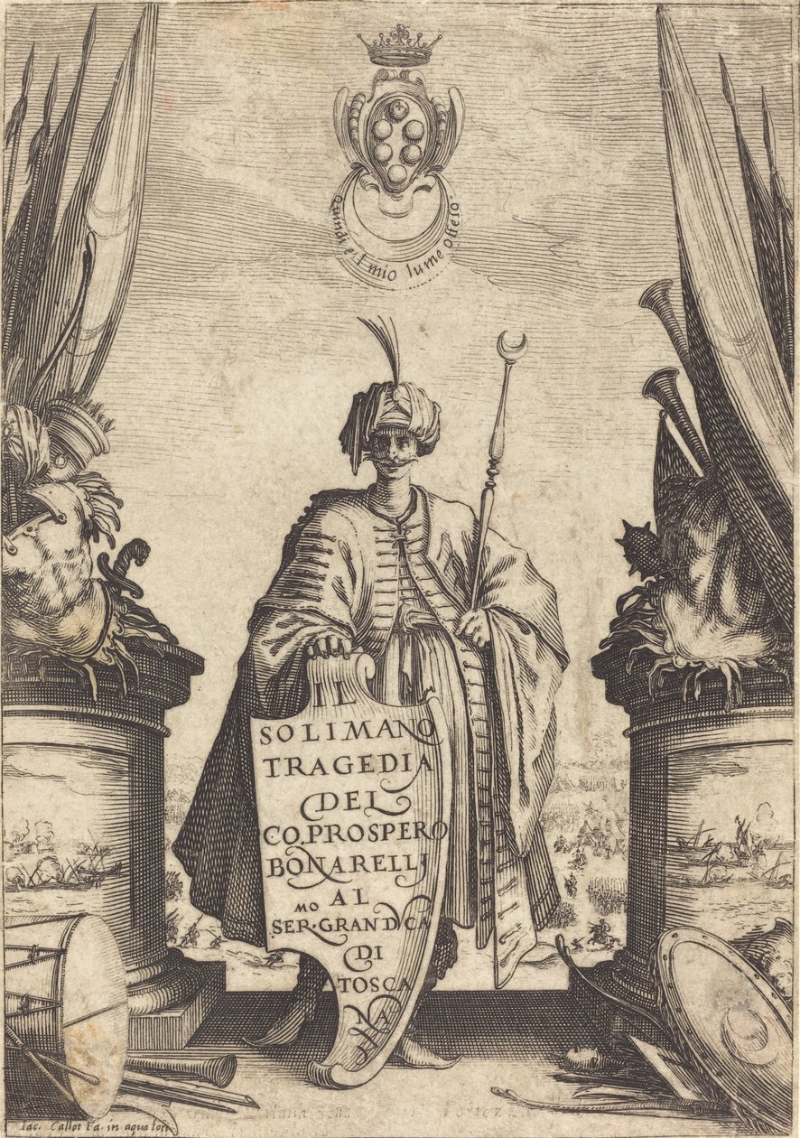 Titelside for "Il Suleiman" af Jacques Callot