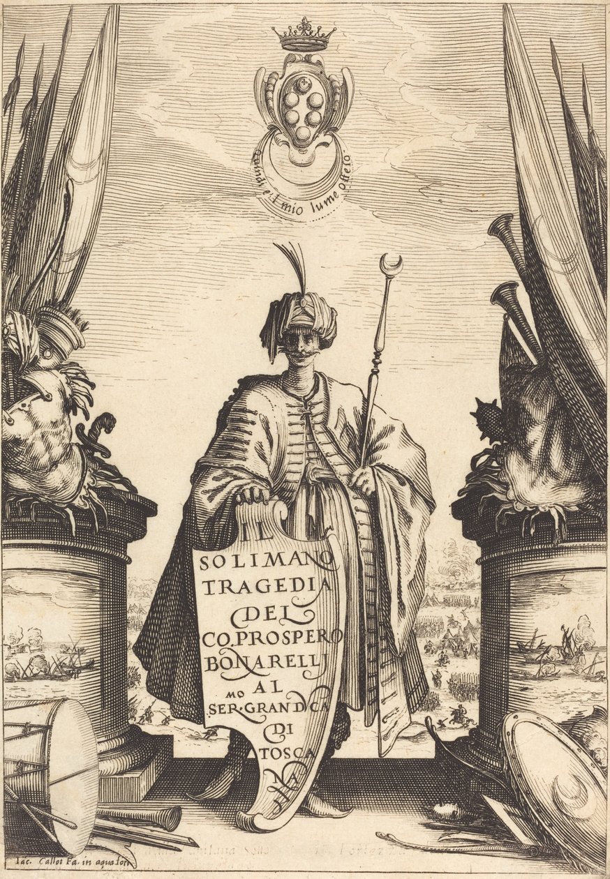 Titelside for "Il Suleiman" af Jacques Callot