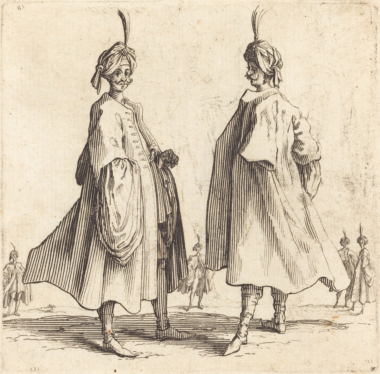 To tyrkere af Jacques Callot