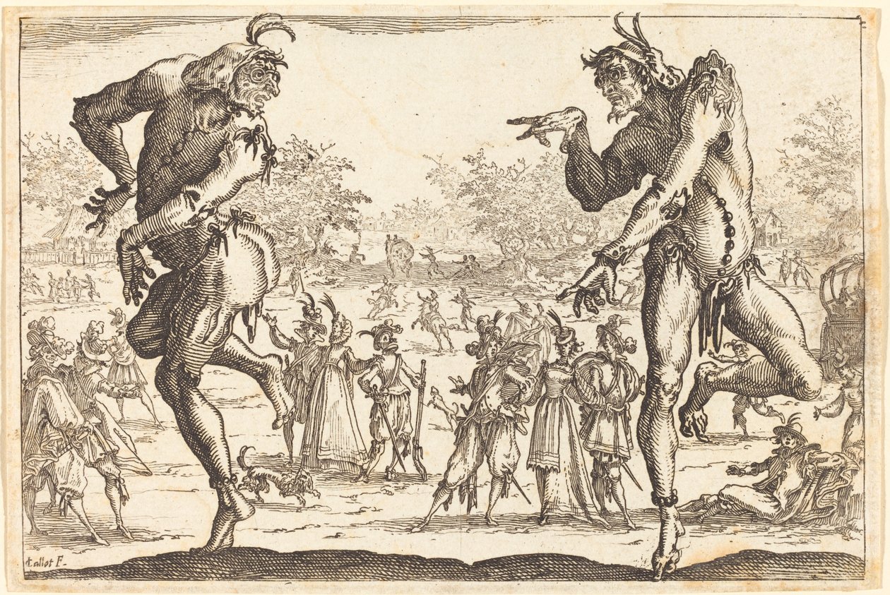 To Zanni af Jacques Callot