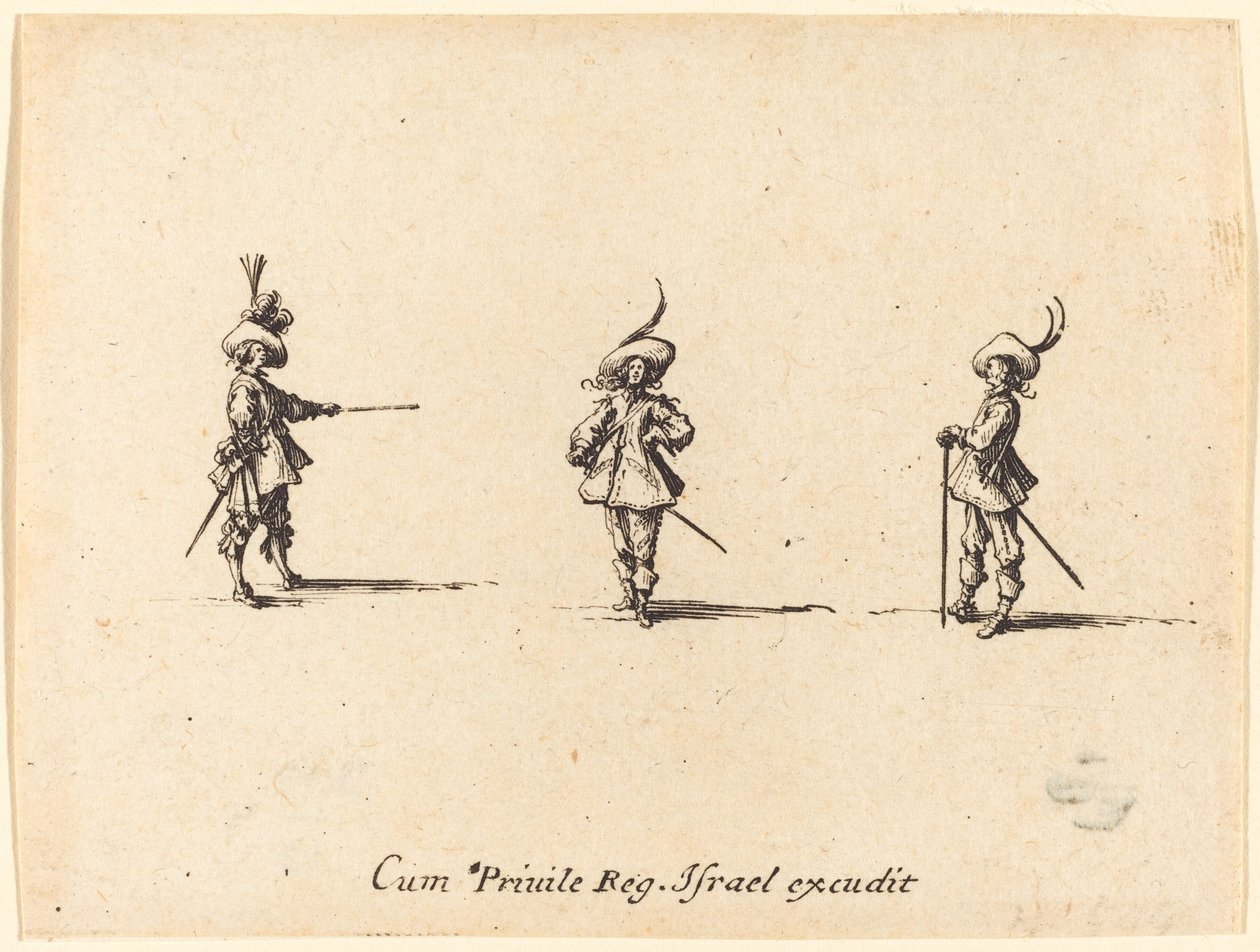 Ubevæbnet øvelse af Jacques Callot