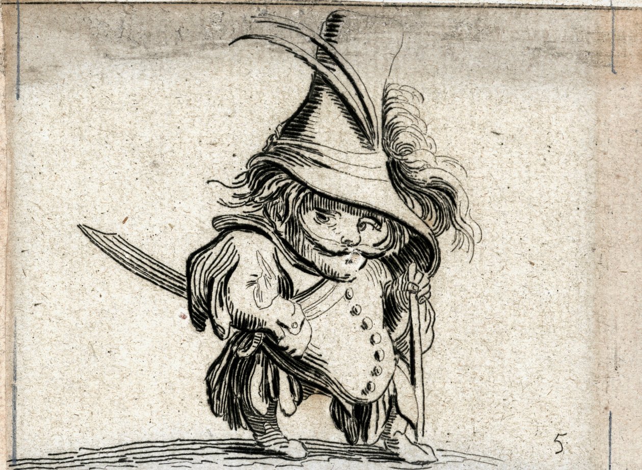 Varie Figure Gobbi ... (gravering) af Jacques Callot
