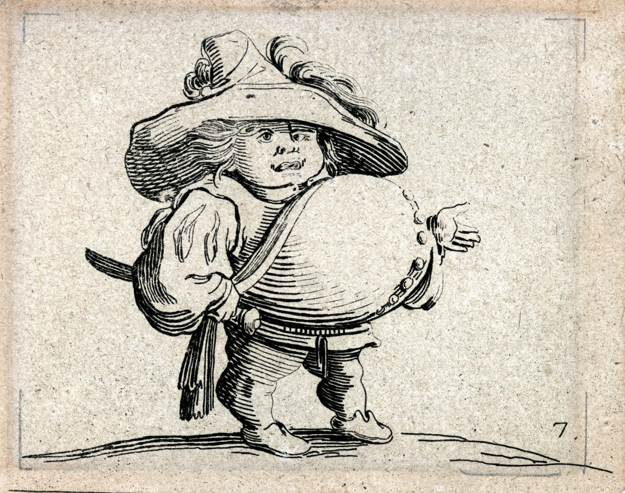 Varie Figure Gobbi ... (gravering) af Jacques Callot