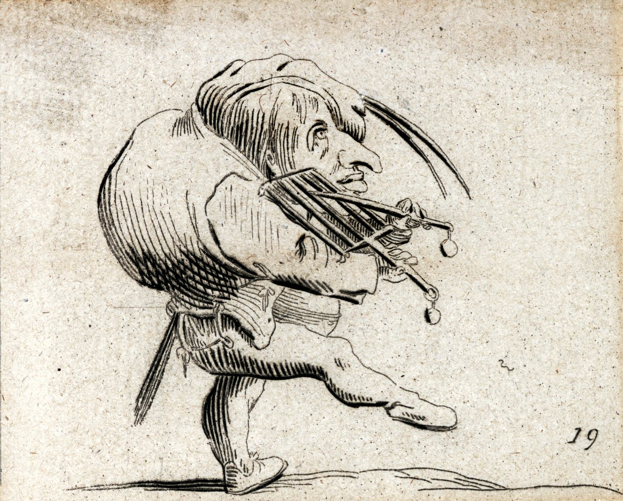 Varie Figure Gobbi ... (gravering) af Jacques Callot