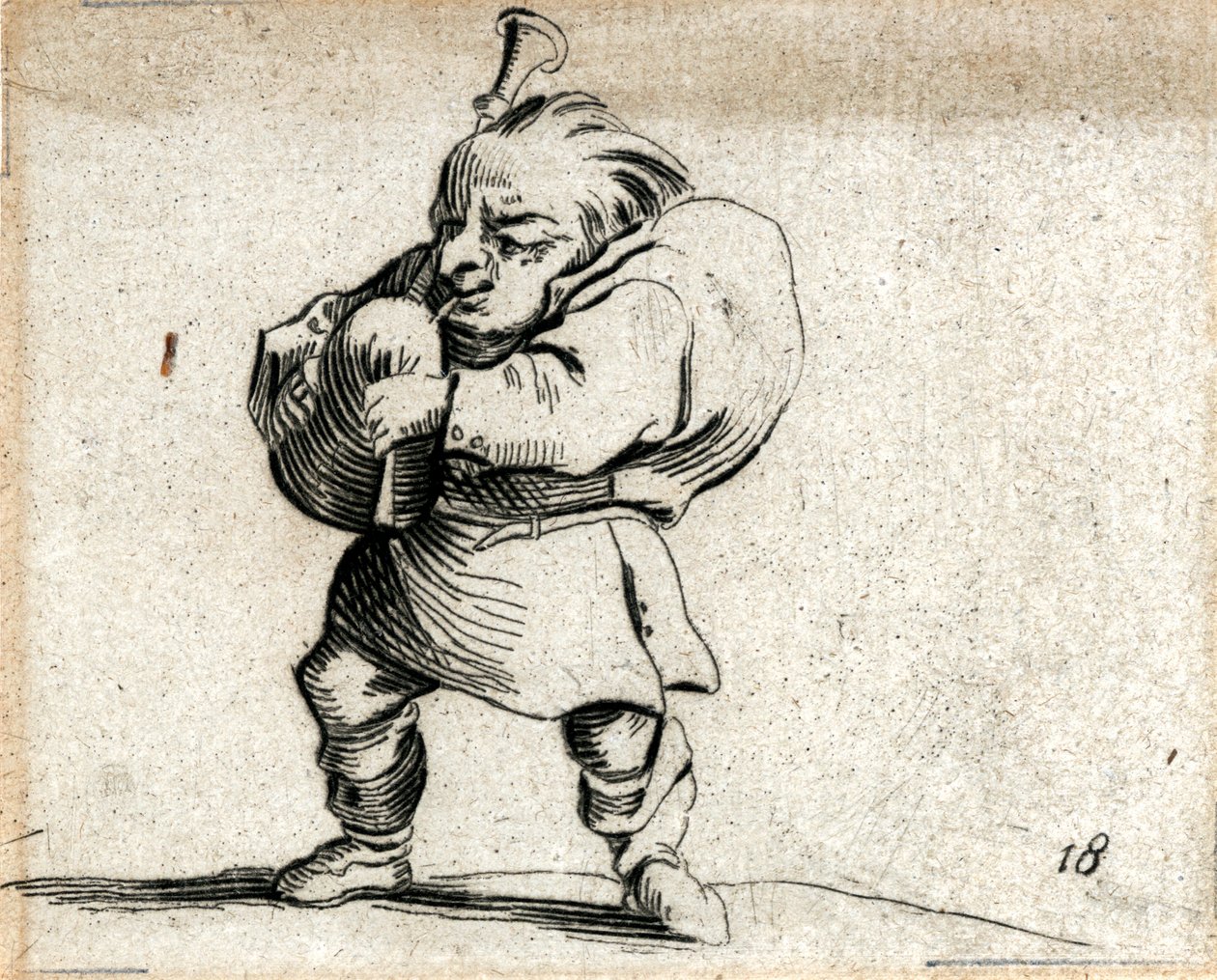 Varie Figure Gobbi ... (gravering) af Jacques Callot