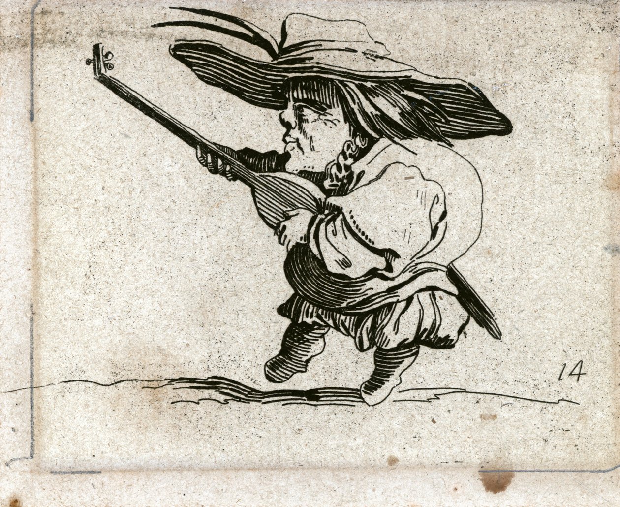 Varie Figure Gobbi ... (gravering) af Jacques Callot