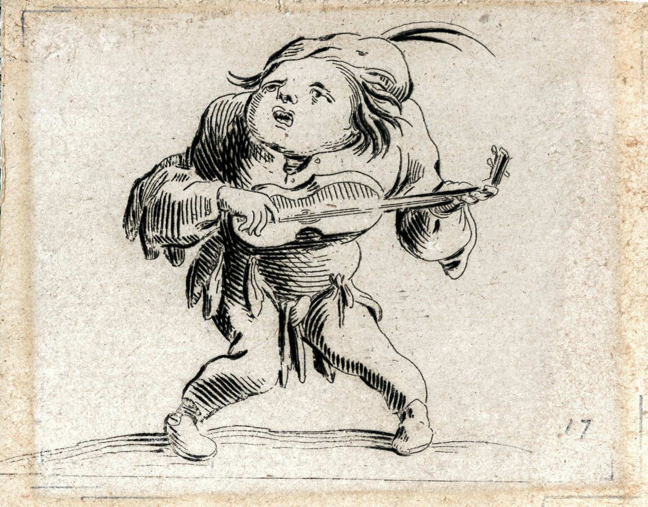 Varie Figure Gobbi ... (gravering) af Jacques Callot