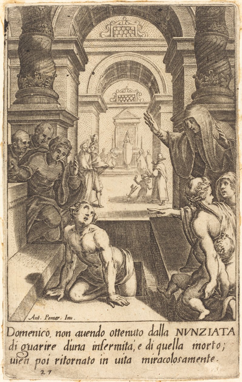 Domenico af Jacques Callot after Antonio Circignani