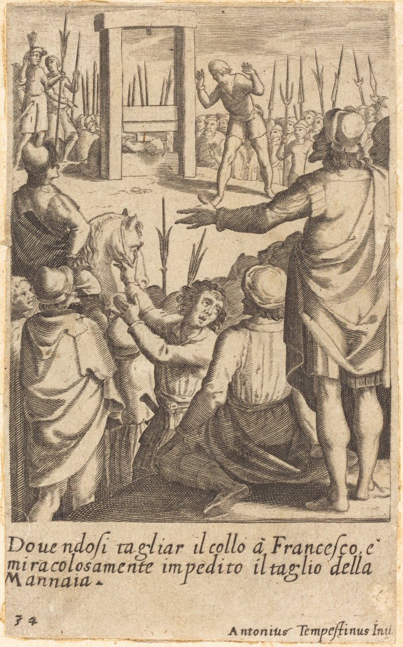 Francesco af Jacques Callot after Antonio Tempesta