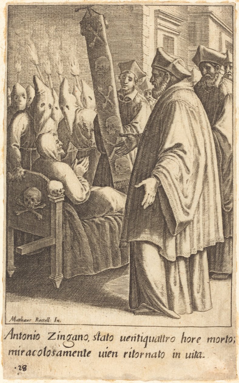 Antonio Zingano af Jacques Callot after Matteo Rosselli