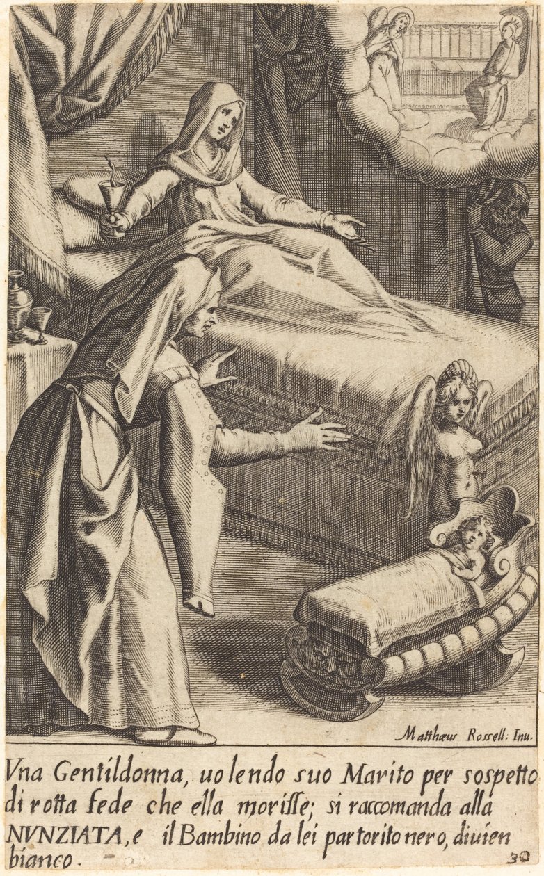 Barnet af Jacques Callot after Matteo Rosselli