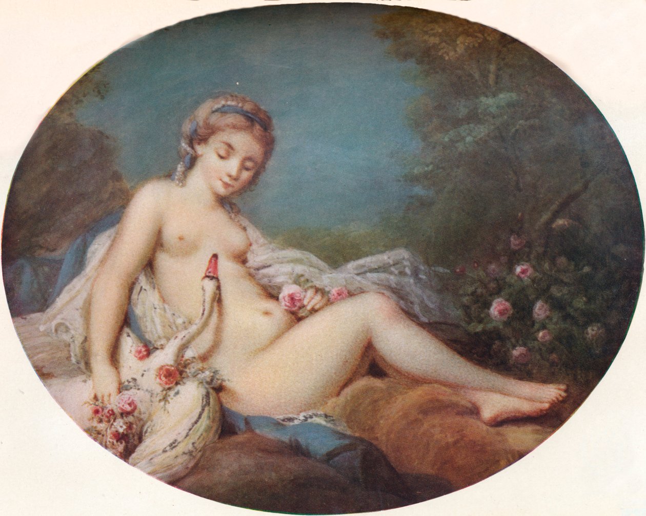Leda, 18th century, 1917dani af Jacques Charlier