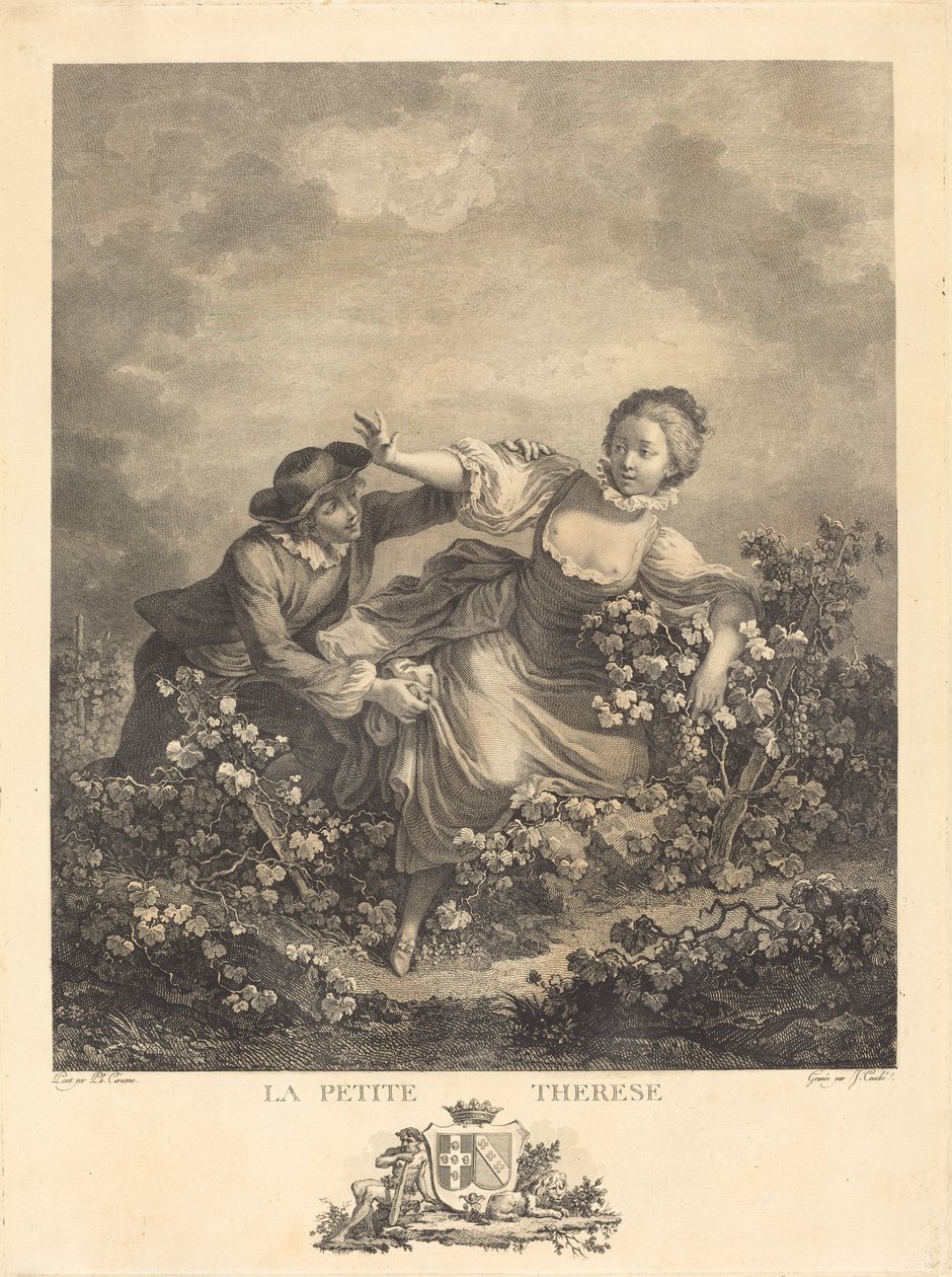La Petite Therese af Jacques Couché after Jacques Philippe Caresme