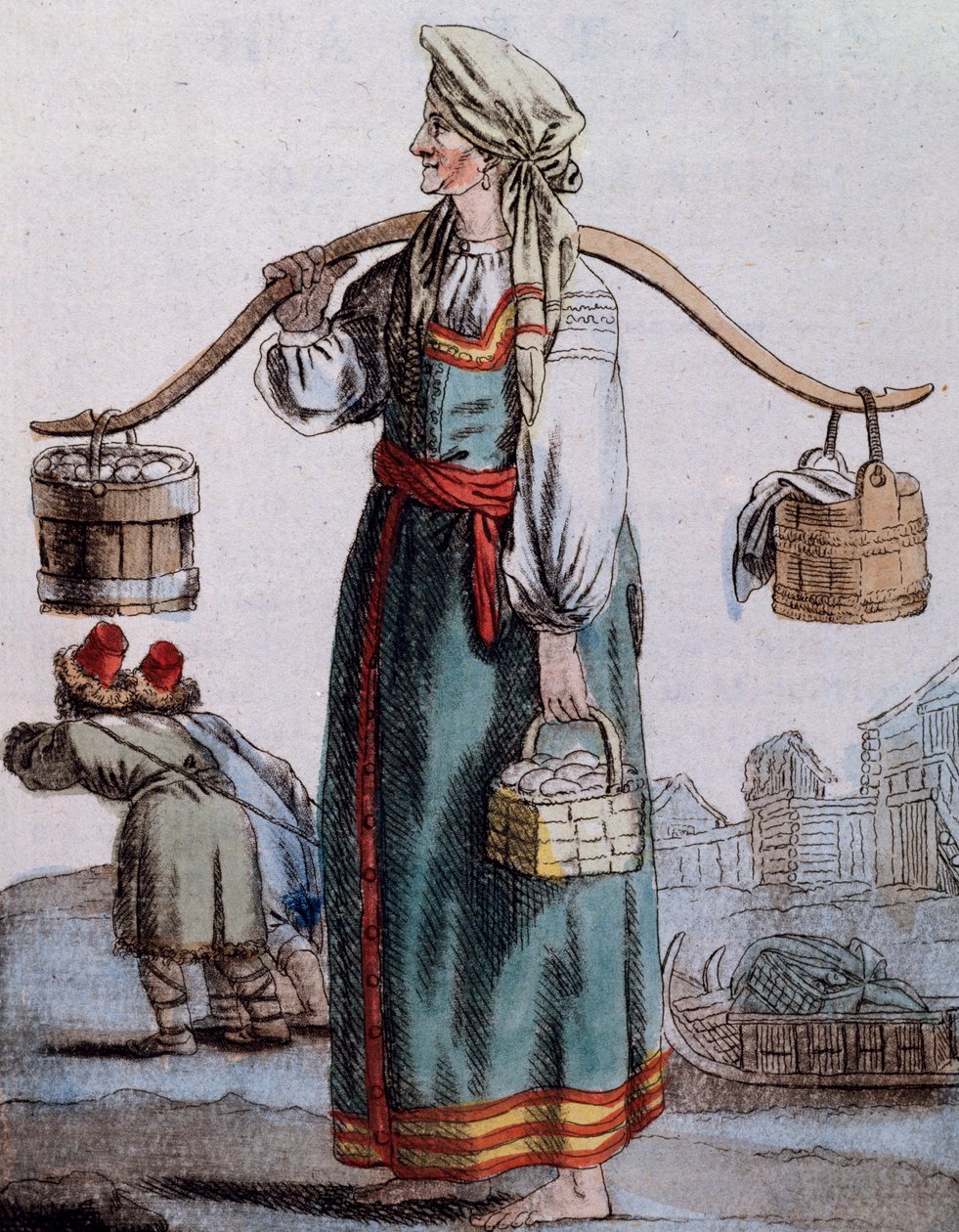 Æg sælger i St. Petersborg af Jacques Grasset de Saint Sauveur