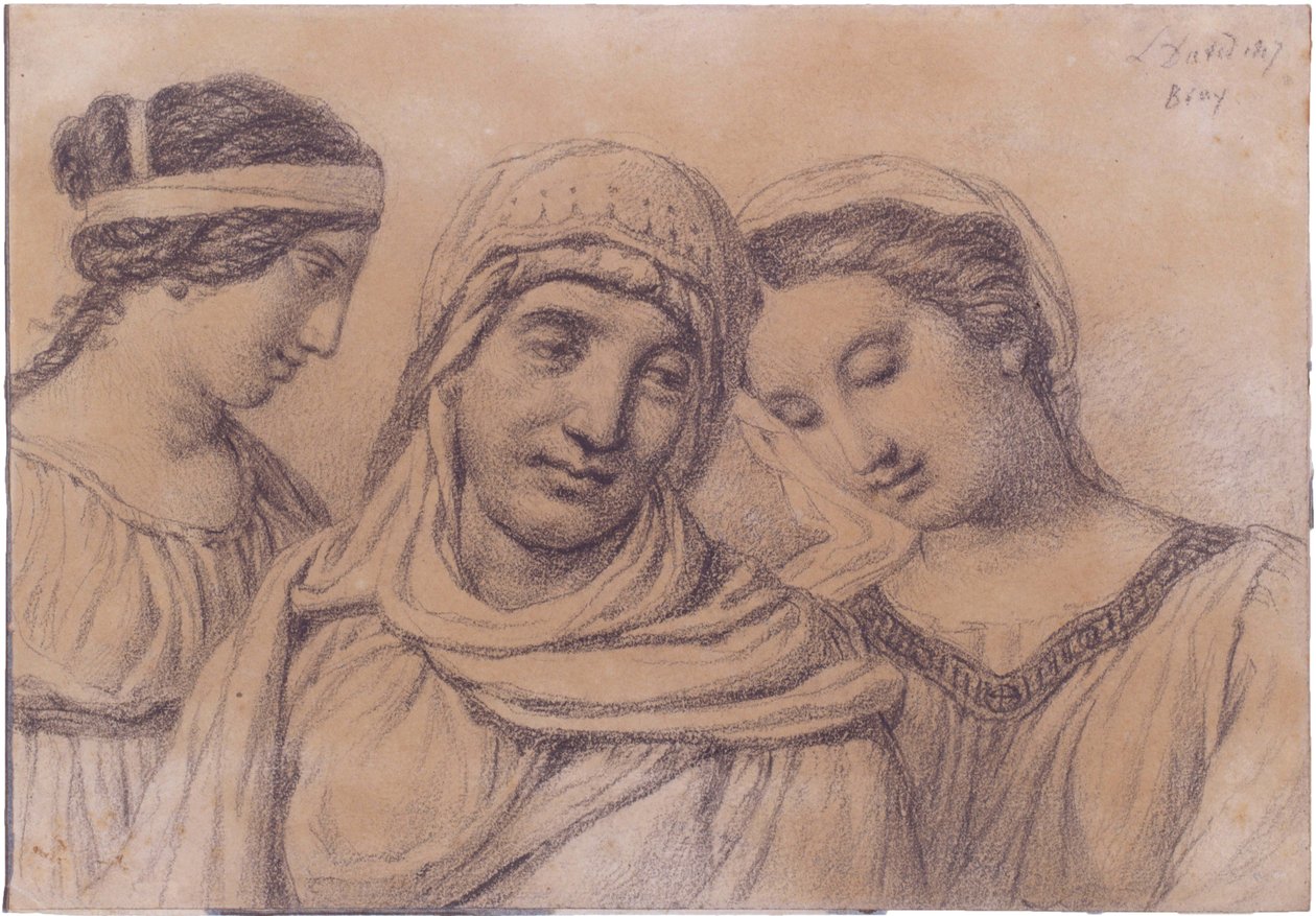 Hollandsk: Tre kvinder af Jacques Louis David
