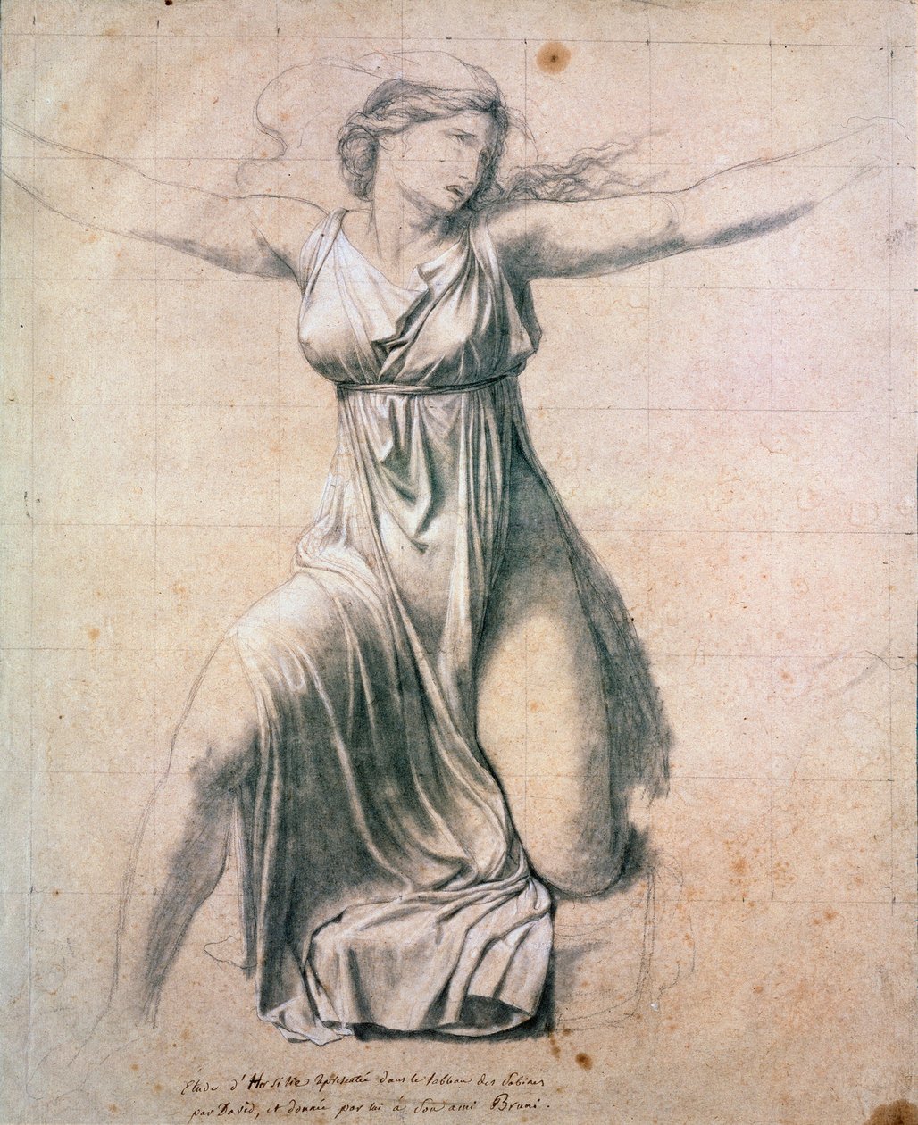 Hersilia, 1795-1798. af Jacques Louis David