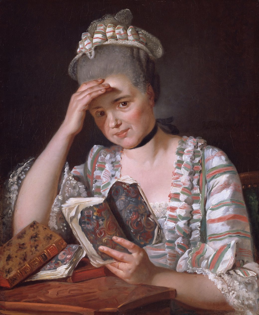 Fru Francois Buron af Jacques Louis David