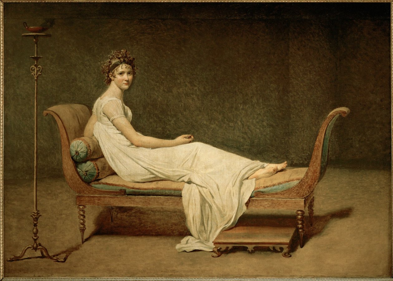 Mme Recamier født Julie Bernard ... af Jacques Louis David
