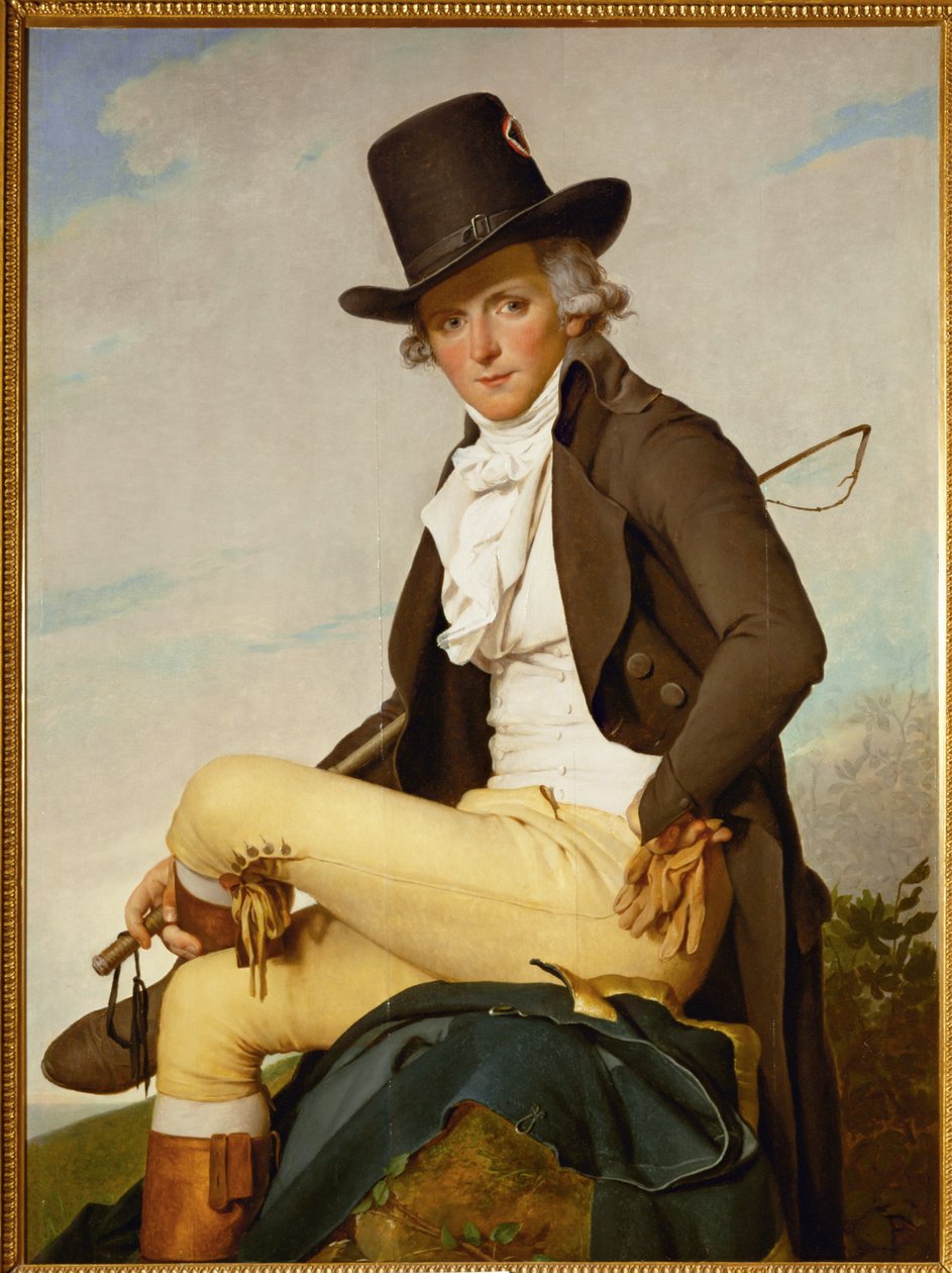 Portræt af Pierre Seriziat ... af Jacques Louis David
