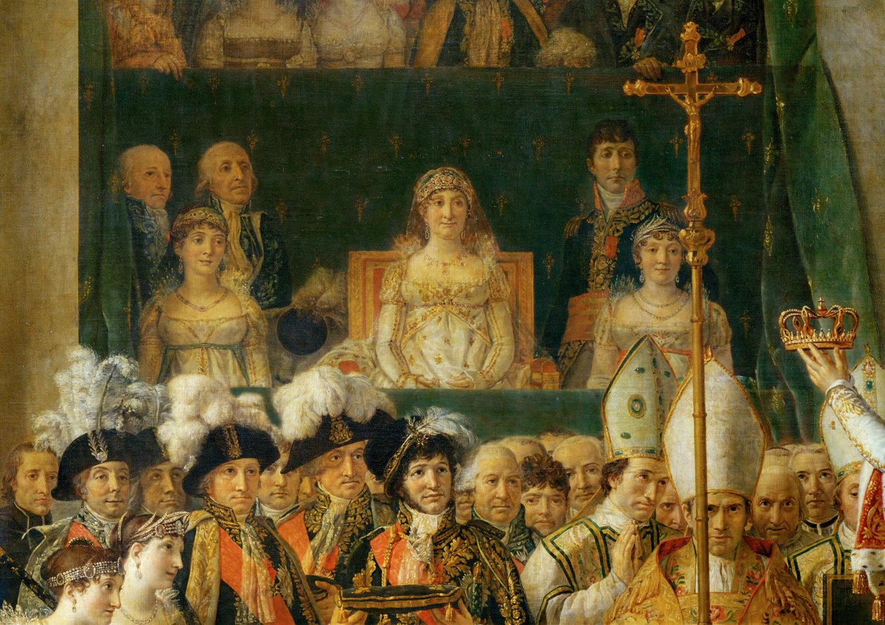 Kroningen af Napoleon i Notre-Dame ... af Jacques Louis David