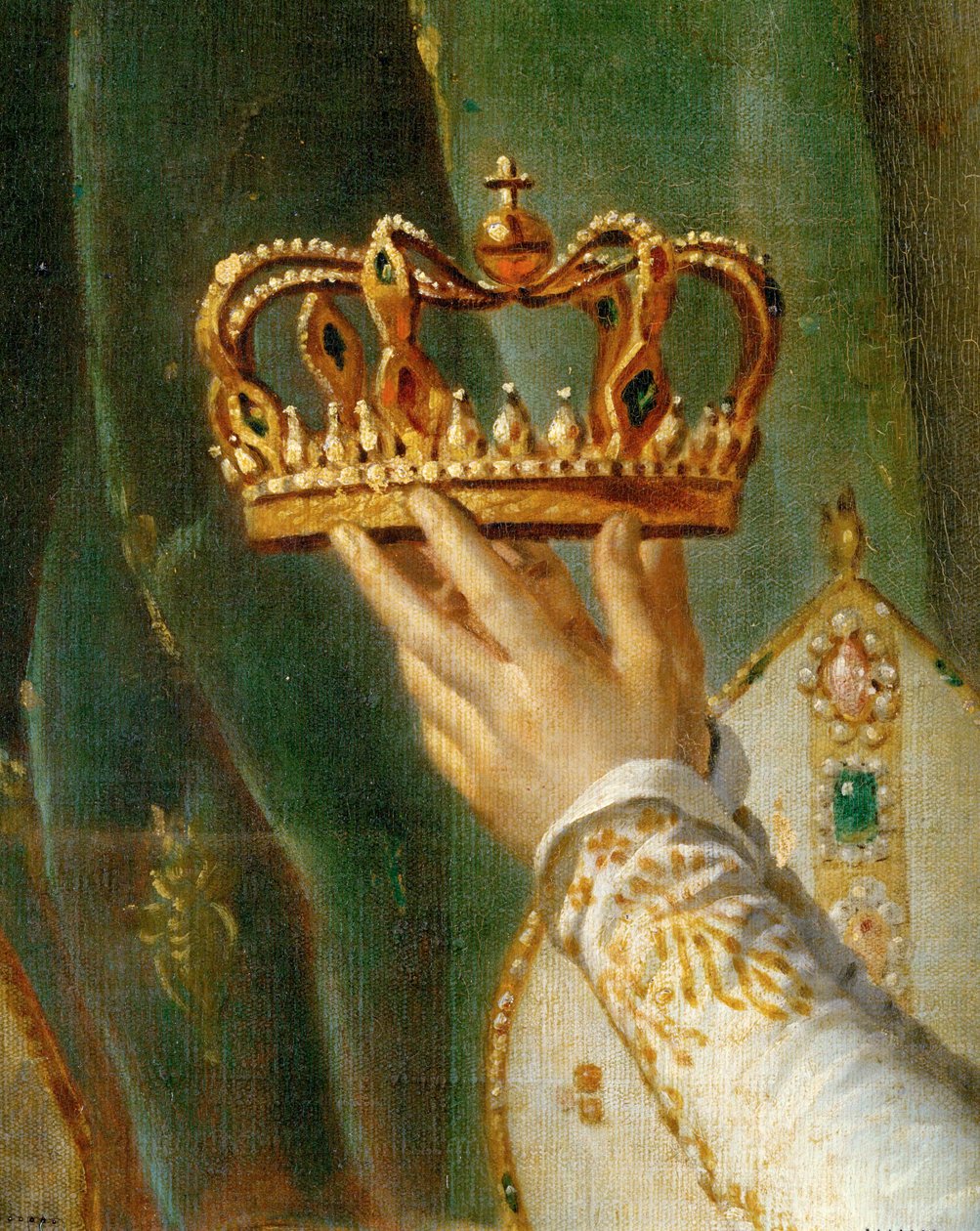 Kroningen af Napoleon i Notre-Dame ... af Jacques Louis David