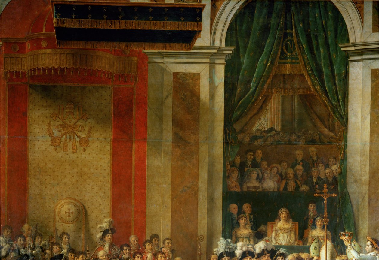 Kroningen af Napoleon i Notre-Dame ... af Jacques Louis David