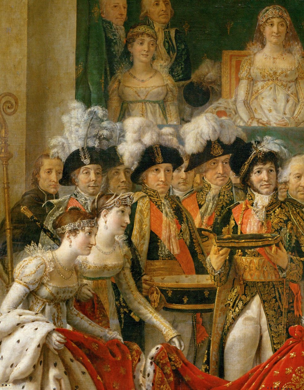 Kroningen af Napoleon i Notre-Dame ... af Jacques Louis David