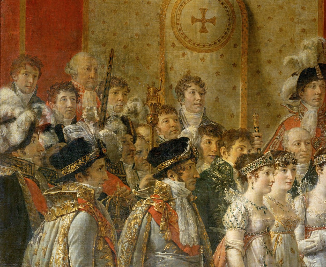 Kroningen af Napoleon i Notre-Dame ... af Jacques Louis David