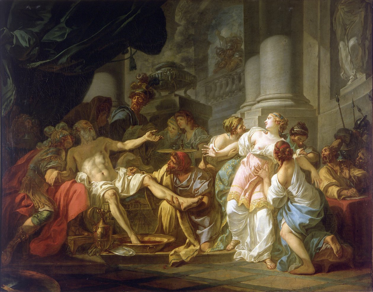 Senecas død af Jacques Louis David