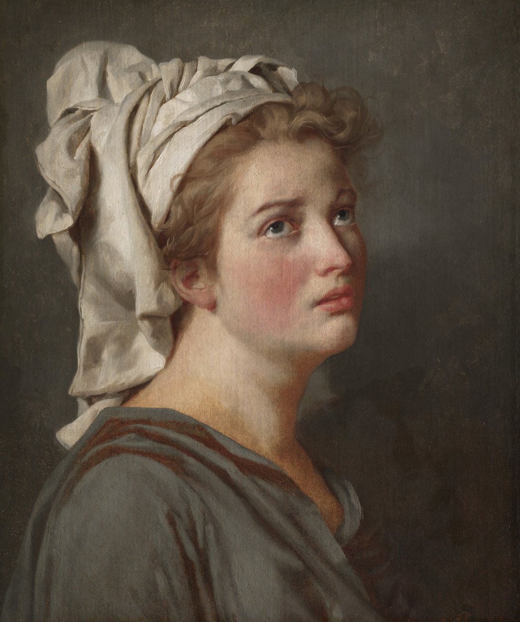 Ung kvinde med turban, ca. 1780 af Jacques Louis David