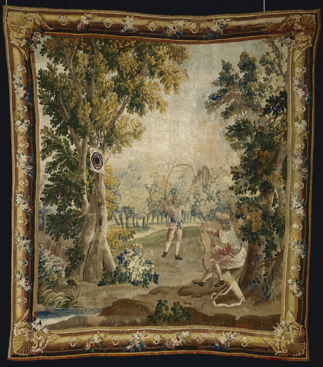 Bueskydning, fra Amusements Champêtres af Jacques Nicolas Julliard