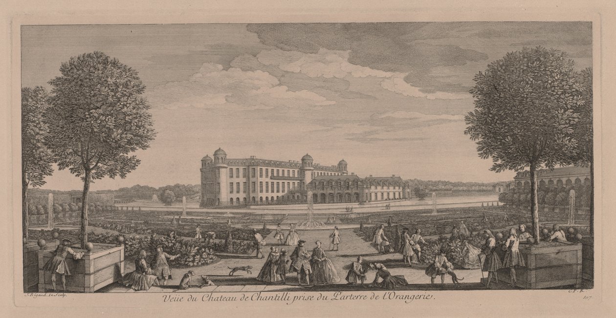 Chateau Chantilly af Jacques Rigaud