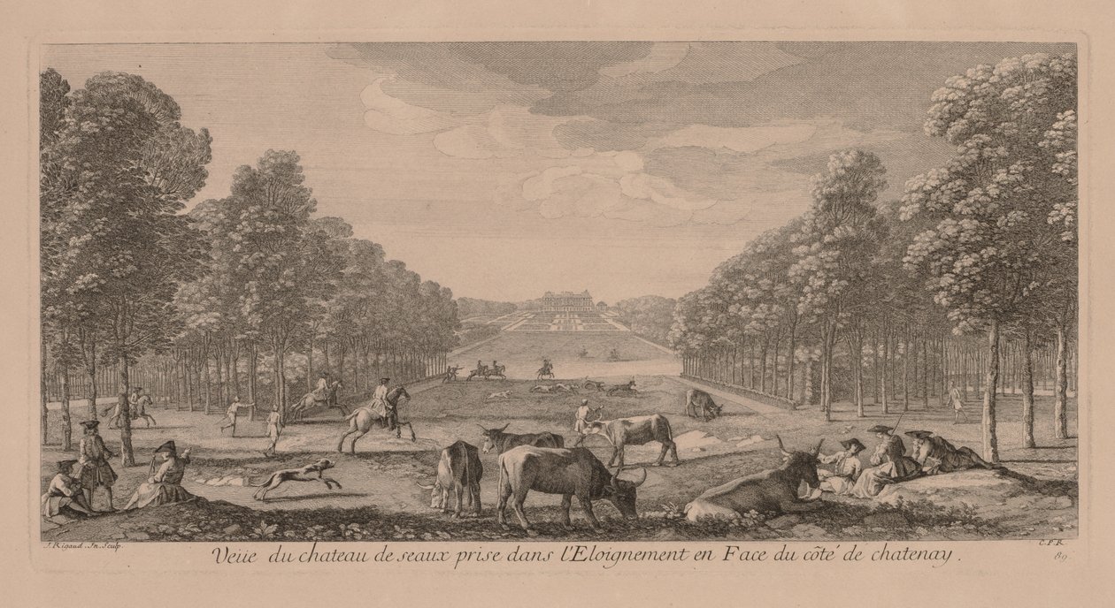 Chateau of Berny. af Jacques Rigaud