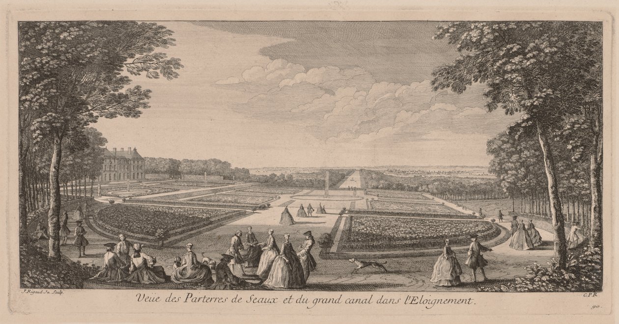 Blomsterhaverne i Seaux af Jacques Rigaud