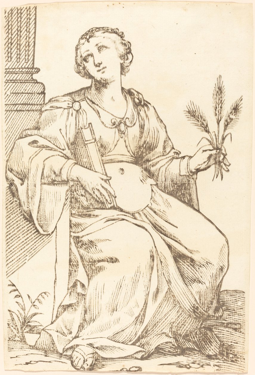 Sibylla Samia af Jacques Stella
