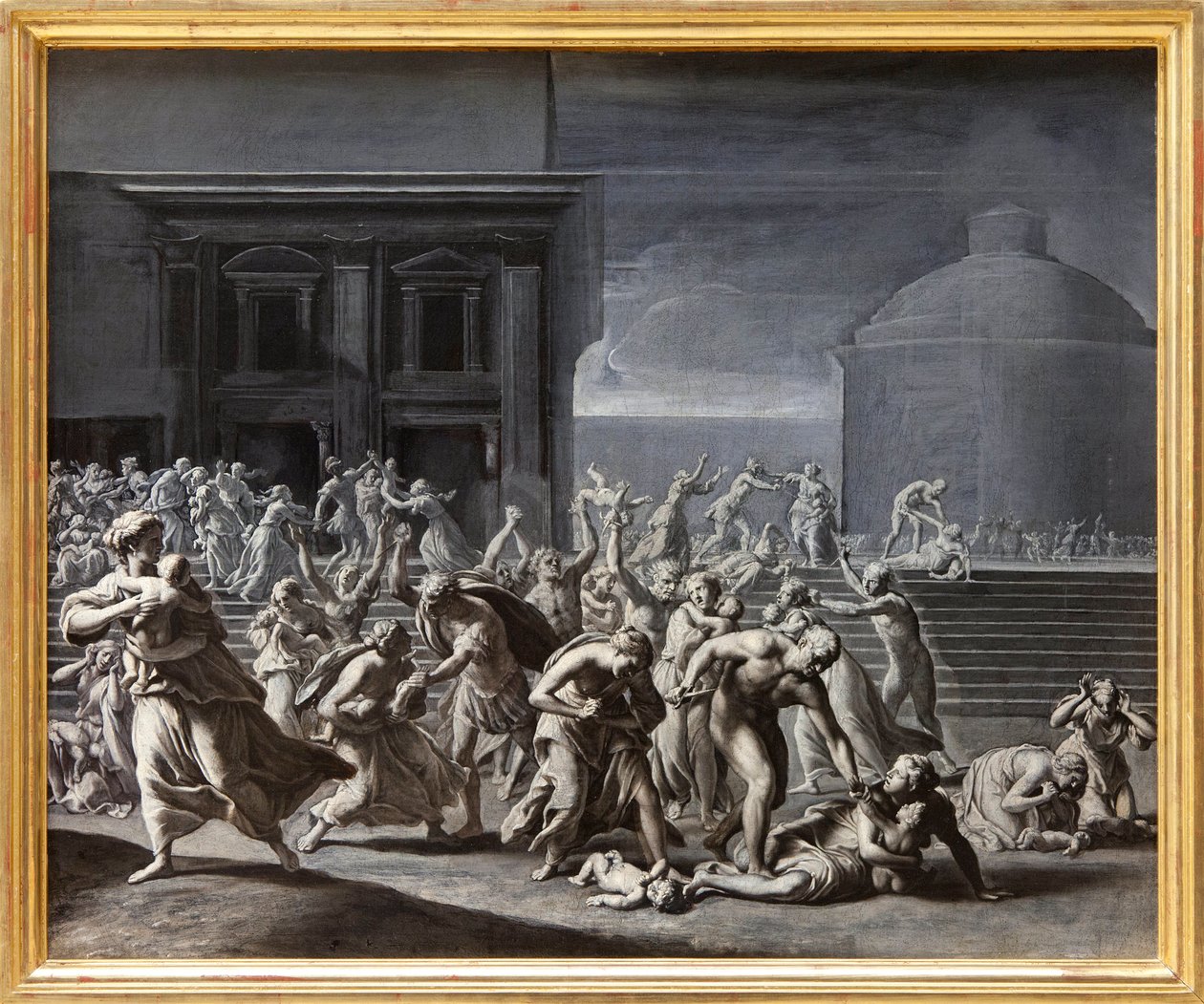 Massakren på de uskyldige (maleri) af Jacques Stella